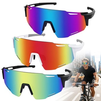 Okuliare na rýchlu cyklistiku, polarizačné športové slnečné okuliare, vetruodolné ochranné okuliare s UV