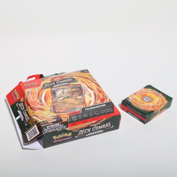 Pokémon: Deluxe Combat Deck – Feunard-ex z Pokémon TCG (balíček so 60 kartami a doplnkami pripravenými