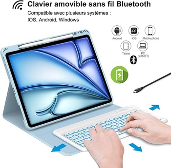 Bezdrátová klávesnice IVEOPPE pro iPad Air 13