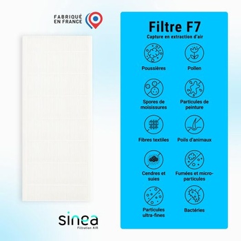 Horný filter – 2 filtre M5 kompatibilné s VMC Dual Flux Atlantic Duolix Eco-DUOLIX Primo – 400 x 190