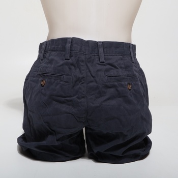 Pánske chino kraťasy Amazon Essentials Classic Fit 23cm s vreckami 32W tmavo modré