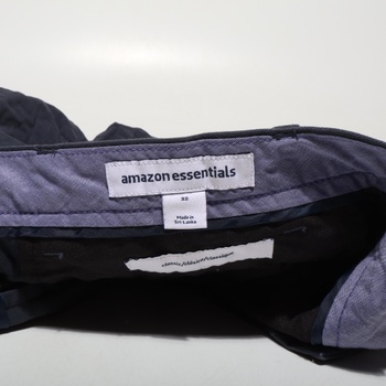 Pánske chino kraťasy Amazon Essentials Classic Fit 23cm s vreckami 32W tmavo modré