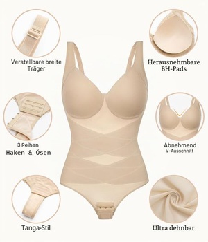 Dámska sťahovacia bielizeň Niwicee, tvarujúca body, tangá, sieťovaná priedušná sťahovacia bielizeň,