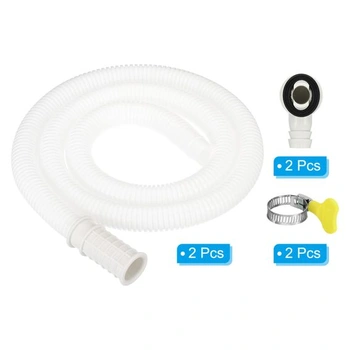PATIKIL 2 Sada 3,3 stopy Odtoková hadice pro klimatizaci Mini Split White 2 3,3 stopy
