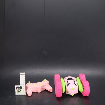 MidiVix auto na diaľkové ovládanie, 2,4 GHz obojstranné 360 ° otočné RC crawler s svetlometmi a svetlami