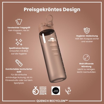Fľaša na vodu Ion8 Evo objemu 1 liter