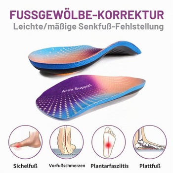 3/4 ortopedické vložky MFBUYING 37/38 EU