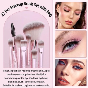 22dielna sada štetcov na make-up MAGEFY