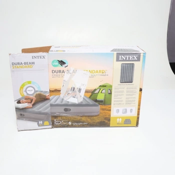 Nafukovací matrace Intex Prestige Mid Rise Flex Pump - 2 osoby - Elektrická hustilka - USB zásuvka,