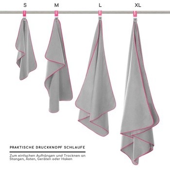 Súprava uterákov z mikrovlákna S M L XL XXL Cestovná súprava uterákov Ľahké savé a antibakteriálne –