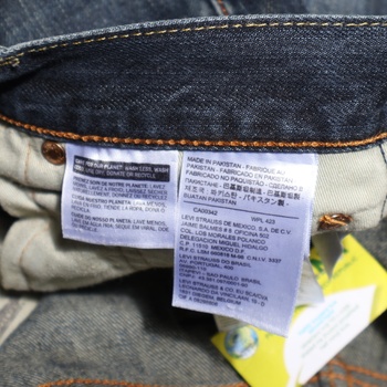 Nohavice Levi Strauss & Co. modré W30 L32