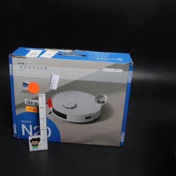 ECOVACS DEEBOT N20, robotický vysávač s funkciou mopovania, proti zamotávaniu vlasov, doba prevádzky 300
