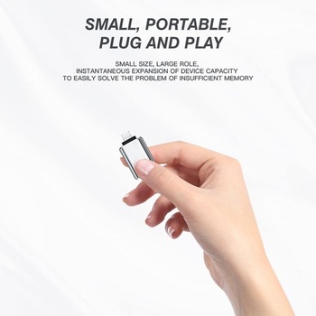 Adaptérový kabel USB Lightning na konektor pro sluchátka pro iPhone, certifikovaný Apple MFi, OTG