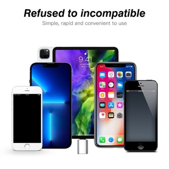 Adaptérový kabel USB Lightning na konektor pro sluchátka pro iPhone, certifikovaný Apple MFi, OTG