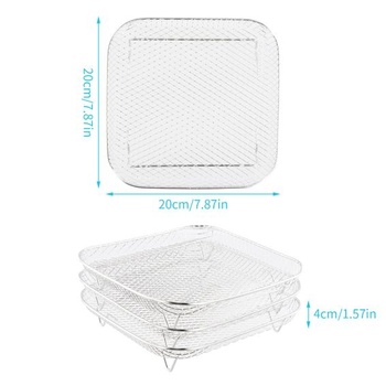 3dielny rošt do fritézy z nerezovej ocele 304, koše s priemerom 8 palcov pre teplovzdušnú fritézu,