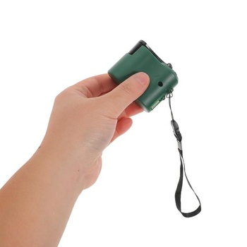 Ručný generátor Toddmomy 2 kusy, prenosný generátor s kľukou, USB-C na kempovanie, núdzová