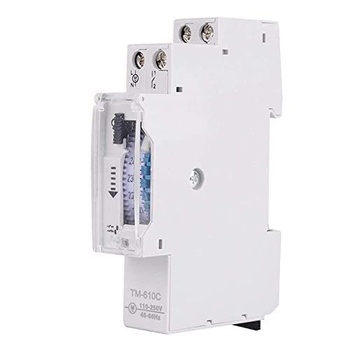 Časovač na DIN lištu, koľajnicový časovač, inteligentný časový spínač, DIN lišta TM610C, časové