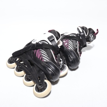 Detské korčule Hudora fialové, unisex vel.33-36