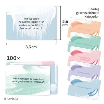 Kartová hra Inovida Deep Talk pre súrodencov – 100 otázok o detstve, spomienkach a snoch – Karty
