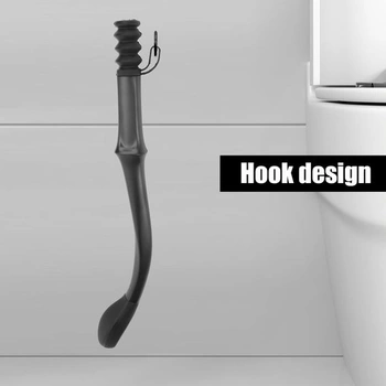 WC stěrka s dlouhou rukojetí, pohodlné dno, samoutírací asistent pro samostatný každodenní život,