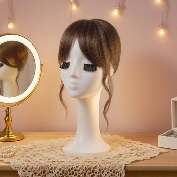Flufymooz Clip-in ofina, 30 cm dlhá francúzska ofina s časťou na spánkoch, predlžovanie vlasov pre