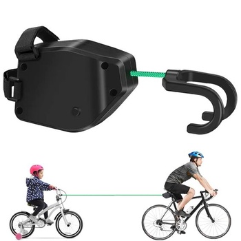 Ťažné lano pre deti na bicykel, 2,5m ťažné lano pre deti na bicykel, zaťahovacie ťažné lano pre bicykel,