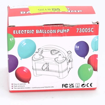 HELESIN elektrická balónová pumpa, elektrická balónková pumpa, prenosná elektrická balónová pumpa