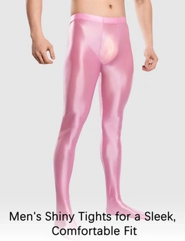 Pánske legíny AIEEOE Oily Shine veľ. L