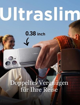 LISEN MagSafe Slim magnetická powerbanka, Qi2.0 15W powerbanka pre iPhone MagSafe, 5000mAh