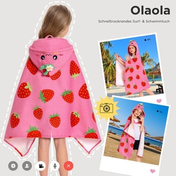 OLAALO Dětské pončo do koupele