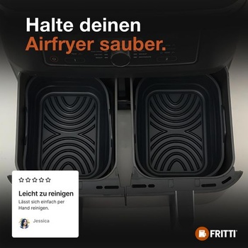 Silikónová forma FRITTI® do fritézy – Vhodná pre Ninja Foodi Max Dual Zone AF400EU/AF300EU (9,5