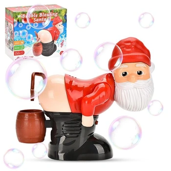 Bublinový fúkač, automatická bublinová pištoľ, bublinový stroj Santa Claus, automatický bublinový