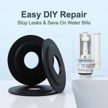 2 silikonová těsnění splachovacího ventilu pro toaletu Siamp Skipper 45 Storm 33A