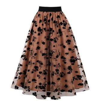 Dámska rockabilly sukňa s vysokým pásom