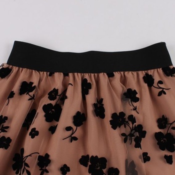 Dámska rockabilly sukňa s vysokým pásom