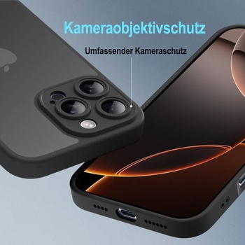 Mootobo pre iPhone 16 Pro Max s objektívom fotoaparátu, všestranná ochrana, púzdro na telefón