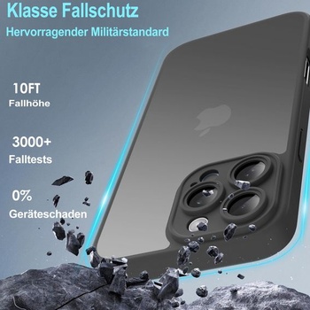Mootobo pre iPhone 16 Pro Max s objektívom fotoaparátu, všestranná ochrana, púzdro na telefón