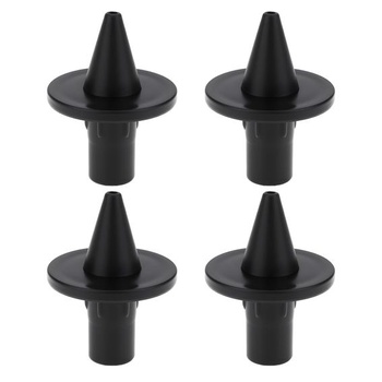 4 x zarážky na konce tyčí, 1,9 cm pre priemer 19 mm, železná tyč, cestovná, pre karavan, slnečník,
