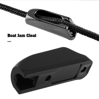 4 kusy samosvorných lanových úchytů Boat Jam Cleat se šrouby vhodné pro lana do 4 mm