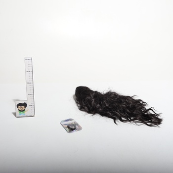 Predlžovací cop BARSDAR Claw Clip, 45 cm dlhý kučeravý vlnitý čierny hnedý cop Predlžovanie