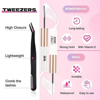 Súprava na predĺženie rias Glowing Win Individuálna súprava na predĺženie rias DIY Sada na predĺženie