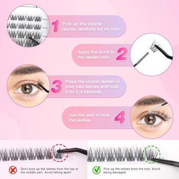Súprava na predĺženie rias Glowing Win Individuálna súprava na predĺženie rias DIY Sada na predĺženie