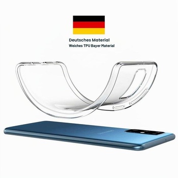Priehľadný silikónový kryt Oprimio pre Samsung A41 [100% priehľadný] [nemecký materiál] [ultra tenký]
