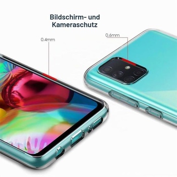 Priehľadný silikónový kryt Oprimio pre Samsung A41 [100% priehľadný] [nemecký materiál] [ultra tenký]