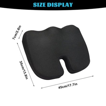 Tvarovaný ortopedický sedák na kostrč, gélový sedák na kostrč, ergonomický sedák na kancelársku