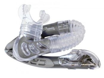CRESSI Alpha Ultra Dry Snorkel - Suchý šnorchel na potápanie, freediving a šnorchlovanie, univerzálny