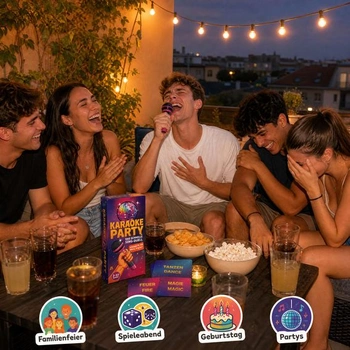 TIPSI Karaoke Party | Hudební párty hra s mikrofonem | Hádejte písničky a zpívejte si s nimi –