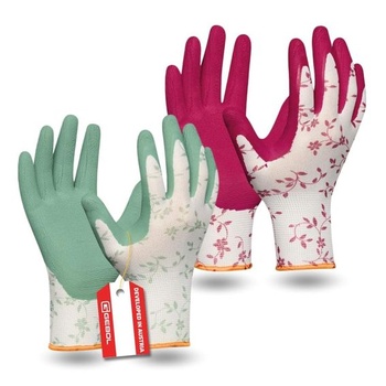 Zahradní rukavice Gebol Flower Duo, 2 páry, velikost 7/S,…
