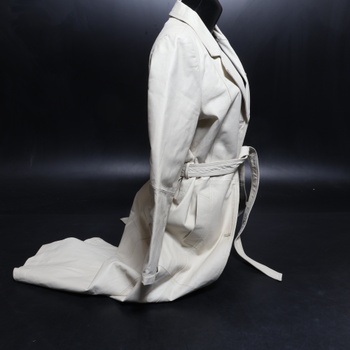 Dámsky kabát Fashion Concept biely veľ. 42