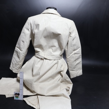 Dámsky kabát Fashion Concept biely veľ. 42